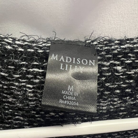 Madison Lilly Cardigan Two Hand Pockets Very Soft Fuzzy Material - Picture 4 of 5